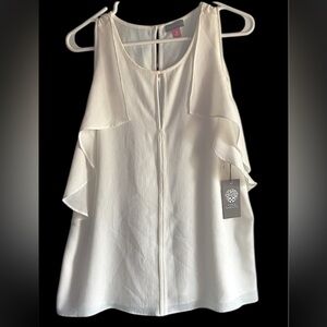 Vince Camuto Ivory Sleeveless Tank Top